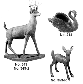 molds for pouring concrete animal statuary from Concrete Machinery Company