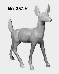 Medium Size Standing White Tail Deer