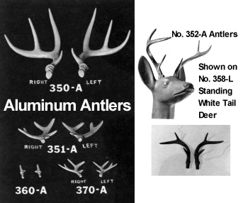 Aluminum "Stub" Antlers
